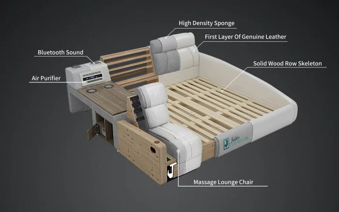 Monica Multifunctional Smart Bed (13)